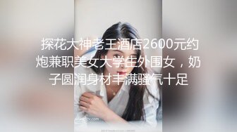  探花大神老王酒店2600元约炮兼职美女大学生外围女，奶子圆润身材丰满骚气十足