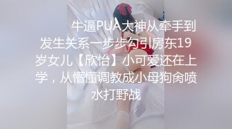 ❤️❤️牛逼PUA大神从牵手到发生关系一步步勾引房东19岁女儿【欣怡】小可爱还在上学，从懵懂调教成小母狗肏喷水打野战