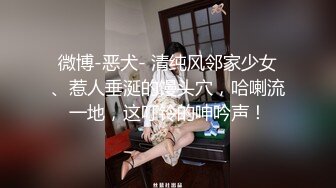 微博-恶犬- 清纯风邻家少女、惹人垂涎的馒头穴，哈喇流一地，这叮铃的呻吟声！