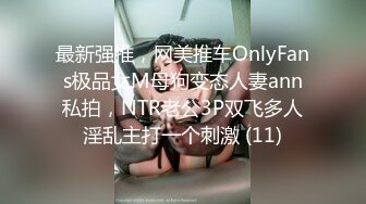 最新强推，网美推车OnlyFans极品女M母狗变态人妻ann私拍，NTR老公3P双飞多人淫乱主打一个刺激 (11)