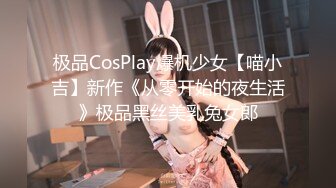 极品CosPlay爆机少女【喵小吉】新作《从零开始的夜生活》极品黑丝美乳兔女郎